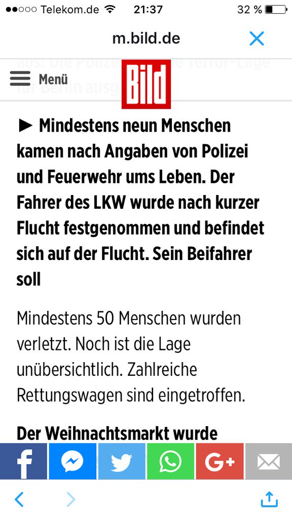 Hauptsache schnell...