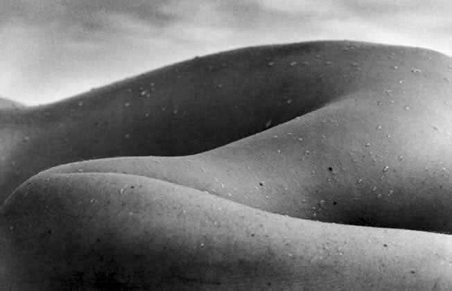 David Moore #photography Landscape nude 1, 1973