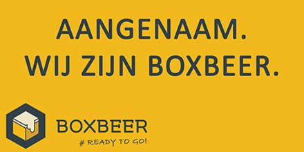 Hallo Twitter! Aangenaam. Wij zij BoxBeer. Hou je van bier? Dan zijn wij er voor jou. Volg ons en blijf op de hoogte van nieuws en acties.