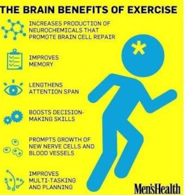 EatMoveWorkout's tweet photo. 6 'brain benefits' of #exercise https://t.co/Qa7cQNExNL
