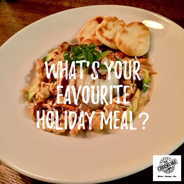 cheesecakeSG's tweet photo. Day 6 Contest post went missing yesterday!  Sorry!
Share your favourite holiday meal for a chance to win 1 of 12 $100 gift cards. https://t.co/R3G9wJnhsN