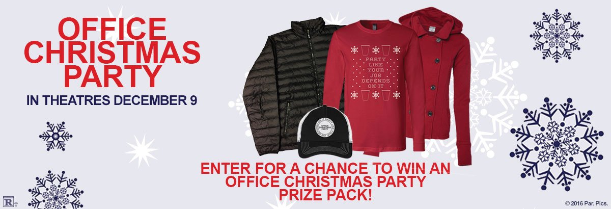 FOLLOW &amp; RT for a chance to win this <a href="/officexmasparty/">OfficeChristmasParty</a> movie prize pack! Get tickets: regmovi.es/2gPcbjP