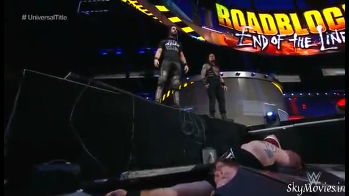 Ankitaker's tweet photo. Perfect Ending Of #WWERoadblockEndOfTheLine by destroying Owens & The Stupid Jericho https://t.co/6BsgbVCJIc