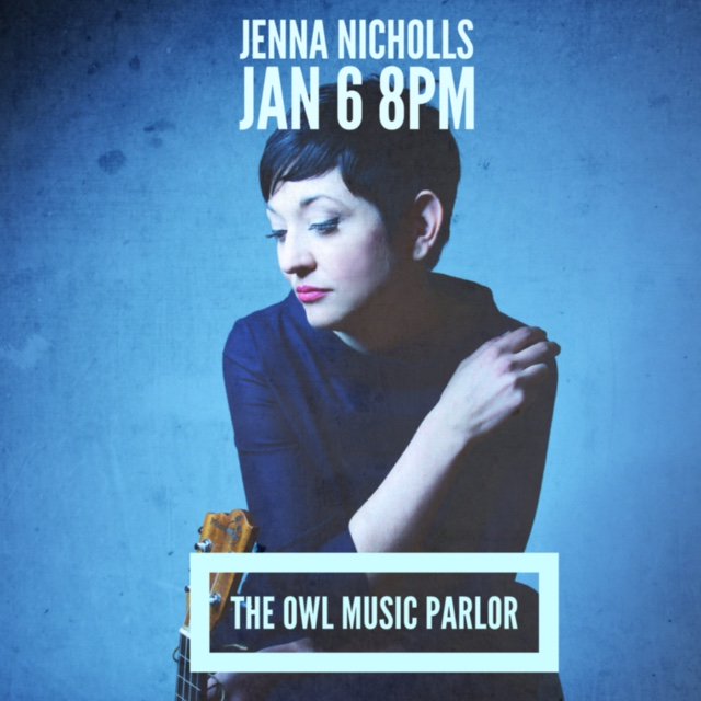 Playing at The Owl Music Parlor on Friday Jan 6!! So excited to play this gorgeous venue!! Please come on out!!