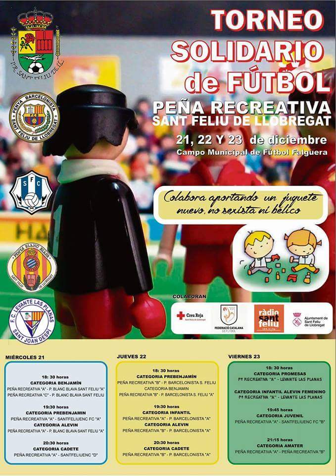 recreativasf's tweet photo. A partir del Miércoles día 21 de Diciembre tenemos el Torneo solidario: Ningún niño sin juguete

Más info en: https://t.co/rgGPpsstQU https://t.co/dcZjJK6pL4