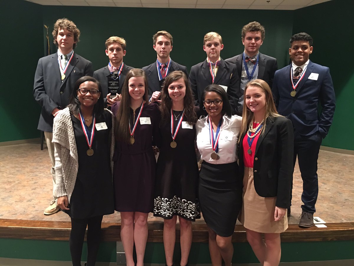 DecaClinton's tweet photo. Congrats to our winners in multiple categories!!! #ncdeca https://t.co/Ll5U1EG1Id