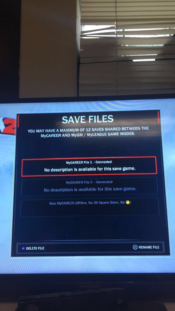 Kinger2K's tweet photo. @2KSupport I uninstalled and reinstalled the game and my files are still deleted. Can I get a refund for VC I bought? https://t.co/XCKDQaQgqV