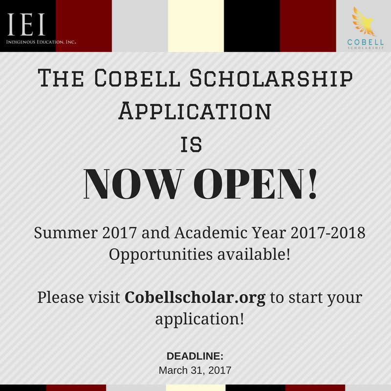 To start you general application please visit: cobellscholar.org