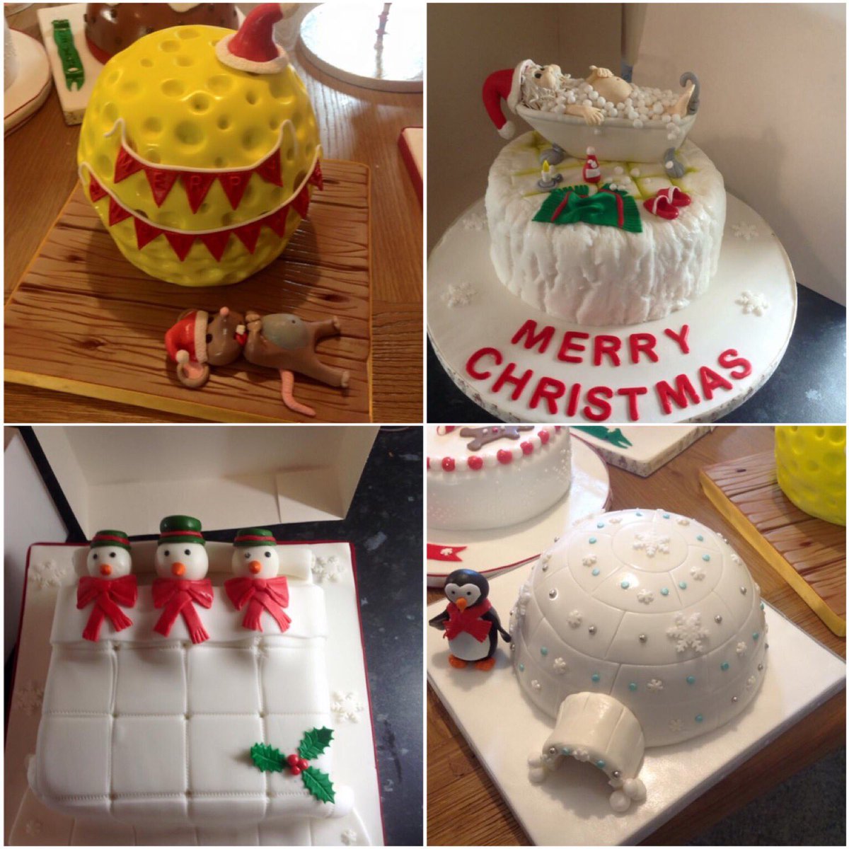 CakeClubApp's tweet photo. Loving these amazing & unique #xmas #cakes on our #cakeclubapp. Download the app for more inspiration https://t.co/kGXXPSwNOa https://t.co/HttVdgZeoB