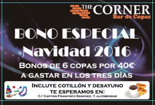 Club_TheCorner's tweet photo. Nochevieja en #Alcobendas? Ven a celebrarla con nosotros!! Os esperamos! https://t.co/hMwcUsiTfL