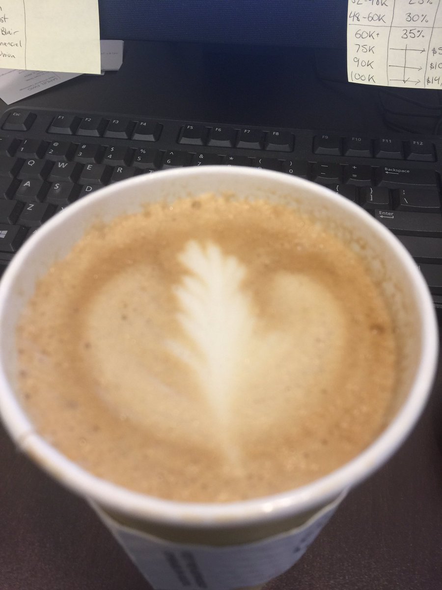 sammywig's tweet photo. @caffeumbria latte art survived sub-zero temps and a 2-block walk back to the office, s/o to @RitualCHI for having it ready when I got there https://t.co/gn3Pg3wCfq