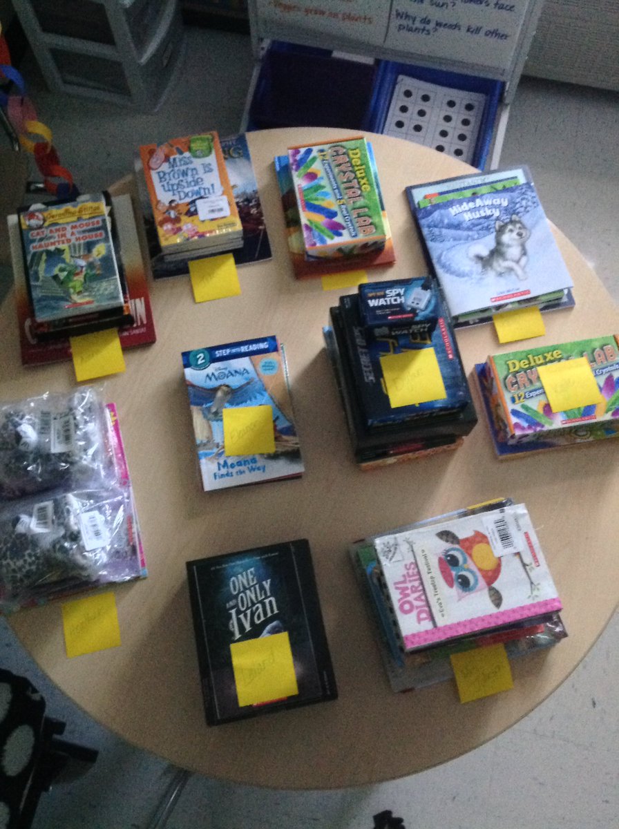 MBMrsJohnson's tweet photo. It's like Christmas came early!! #Iamasexcitedasthe2ndgraders #loveScholasticbookorders https://t.co/NMHBnOrZFo