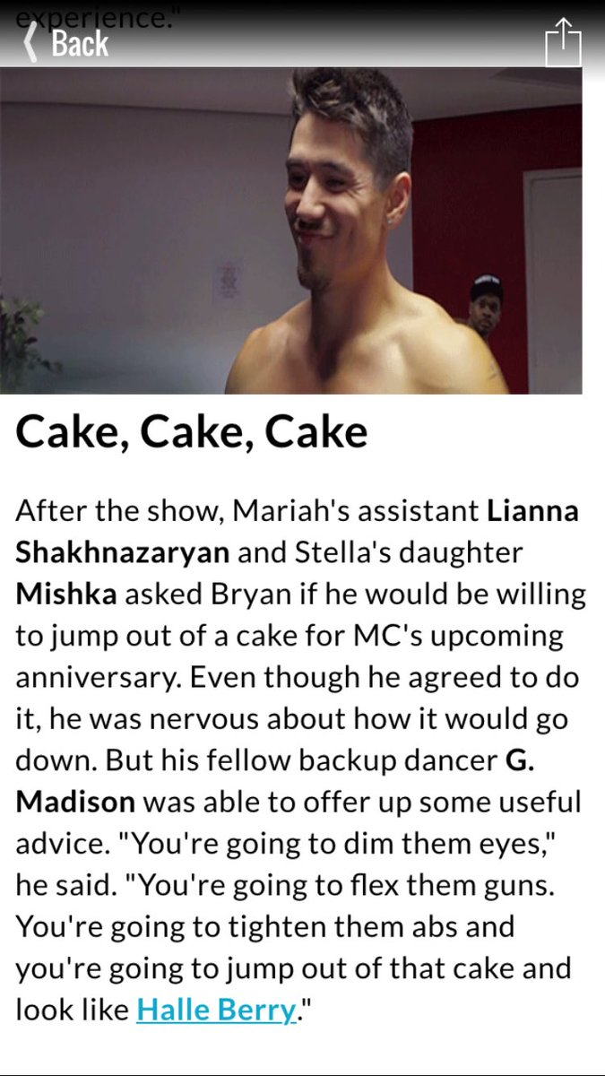 CoutureJanelle's tweet photo. Hey Ladies...don't miss Tanaka jumping out of Mimi's cake next week. Trust. #MariahsWorld https://t.co/zFveVeBpxc