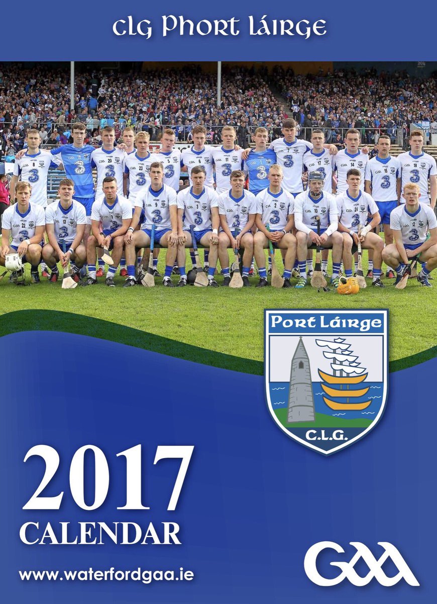 You can now buy your 2017 Calendars from The Ballyrafter Service Station <a href="/LismoreGAA/">Lismore GAA</a> &amp; Noonan's Shop, <a href="/BallyduffUpper/">Ballyduff Upper GAA</a>