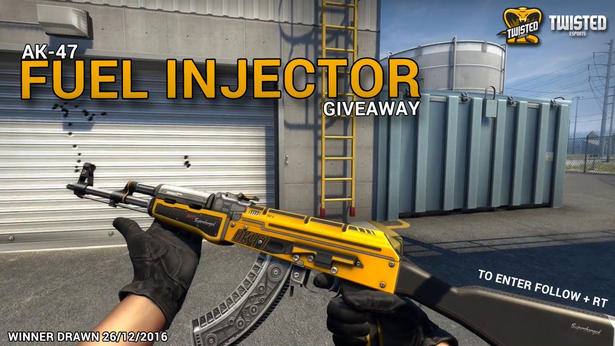 TwistedHQ's tweet photo. 🎄Christmas AK-47 Fuel Injector Giveaway!🎄
To join simply follow us + retweet!
Winner drawn 26/12/2016! <3 #CSGO #CSGOGiveaway https://t.co/SR0L1EpVD5