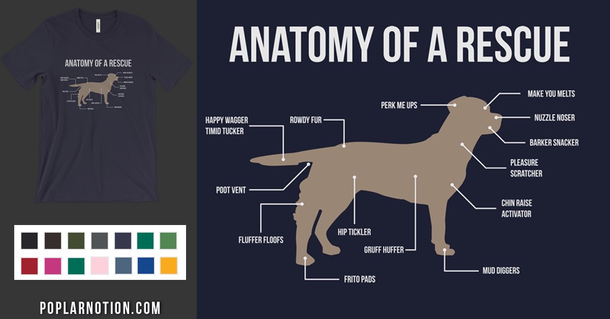 PoplarNotion's tweet photo. We're donating 20% of proceeds from this #tee to #animalrescue orgs. Help support a #cause near to our ❤. #rescue https://t.co/YGBhbZaEF7 https://t.co/mCTYZ0JRTb