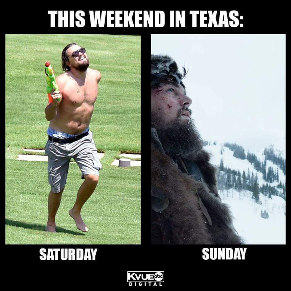 coachkropp's tweet photo. #texas #weatherwinter lol https://t.co/uo6Rg5esRK