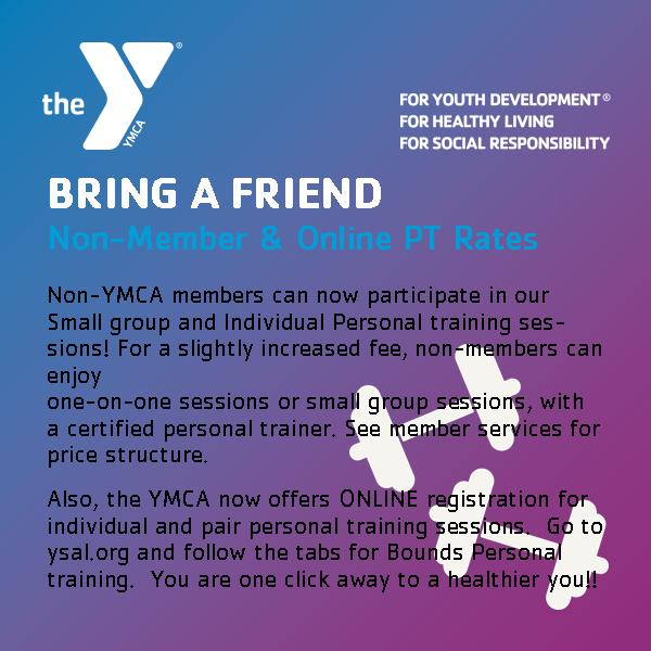 YMCASouthAL's tweet photo. You are only one click away to a healthier you! Join Bounds Family YMCA in the bring a friend promotion! Visit https://t.co/2aC2gBgx5F. https://t.co/28r6Fct5O5