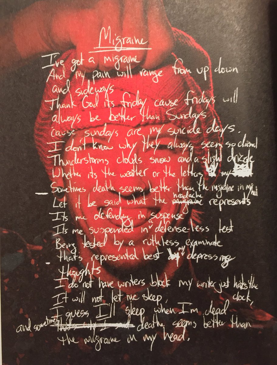 JoeJ1700's tweet photo. I love the handwritten lyrics https://t.co/AY98juU8NS