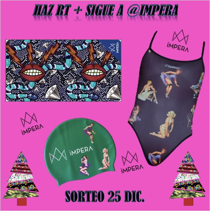 JenniferPareja's tweet photo. ¡Regalo de Navidad!🎄Bañador, toalla y gorro para chica🏊🏼‍♀️🤽🏼‍♀️ o chico🏊🏼🤽🏼‍♂️.Es muy fácil, HAZ RT de este post y SIGUE A @Impera ¡SUERTE! https://t.co/jXKUxbZXjp