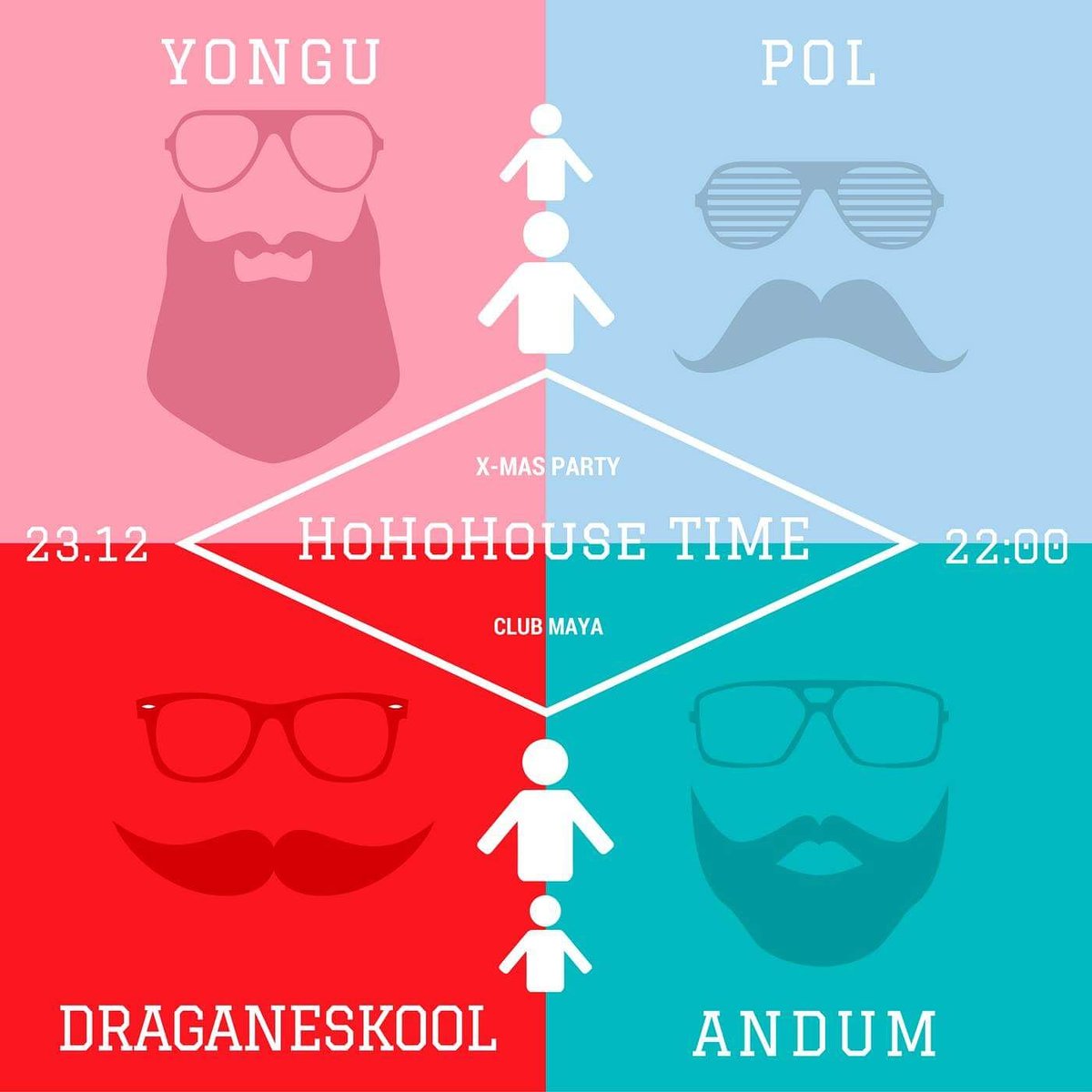 djyongu's tweet image. ❄ HoHoHouse Time: X-Mas Party ❄ Friday 23.12 ❄ 22:00 ❄ #YONGU #POL #ANDUM #DRAGANESKOOL