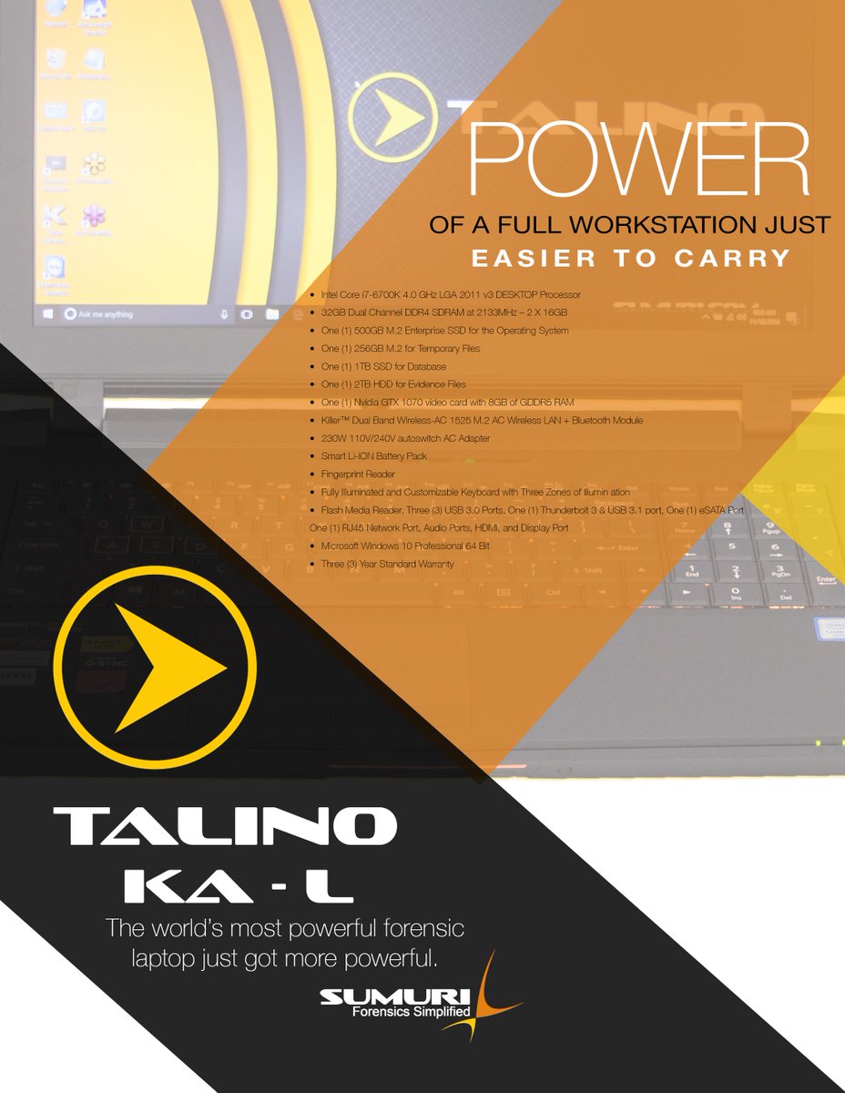 SUMURIForensics's tweet image. The world&apos;s most powerful #forensicworkstation
#TALINO_Workstation