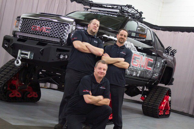 millsmotors's tweet image. When GM wanted a custom-built, go anywhere, mountain-eating truck, they called us! Thx @GMCCanada 4 the opportunity