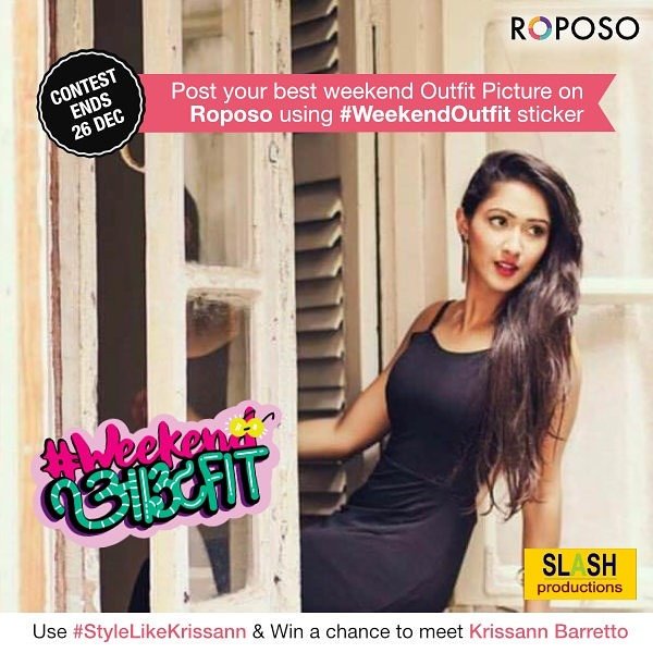 #Stylelikekrissann #contest on <a href="/RoposoLove/">Roposo</a> !!participate &amp; win a chance to meet <a href="/KrissannB/">Krissann Barretto Karamchandani</a> 
Artist exclusively managed by <a href="/SlashProductns/">Slash Productions</a>