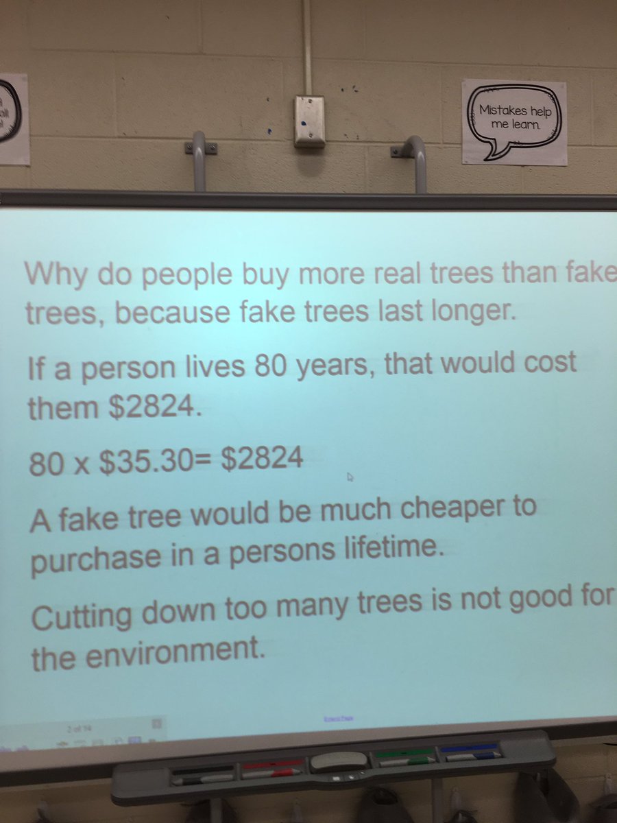 #TVDSBMath #lordelginlions Mr. Chams' grade 5/6 class working on day 8 X-Mas question. What do you wonder?