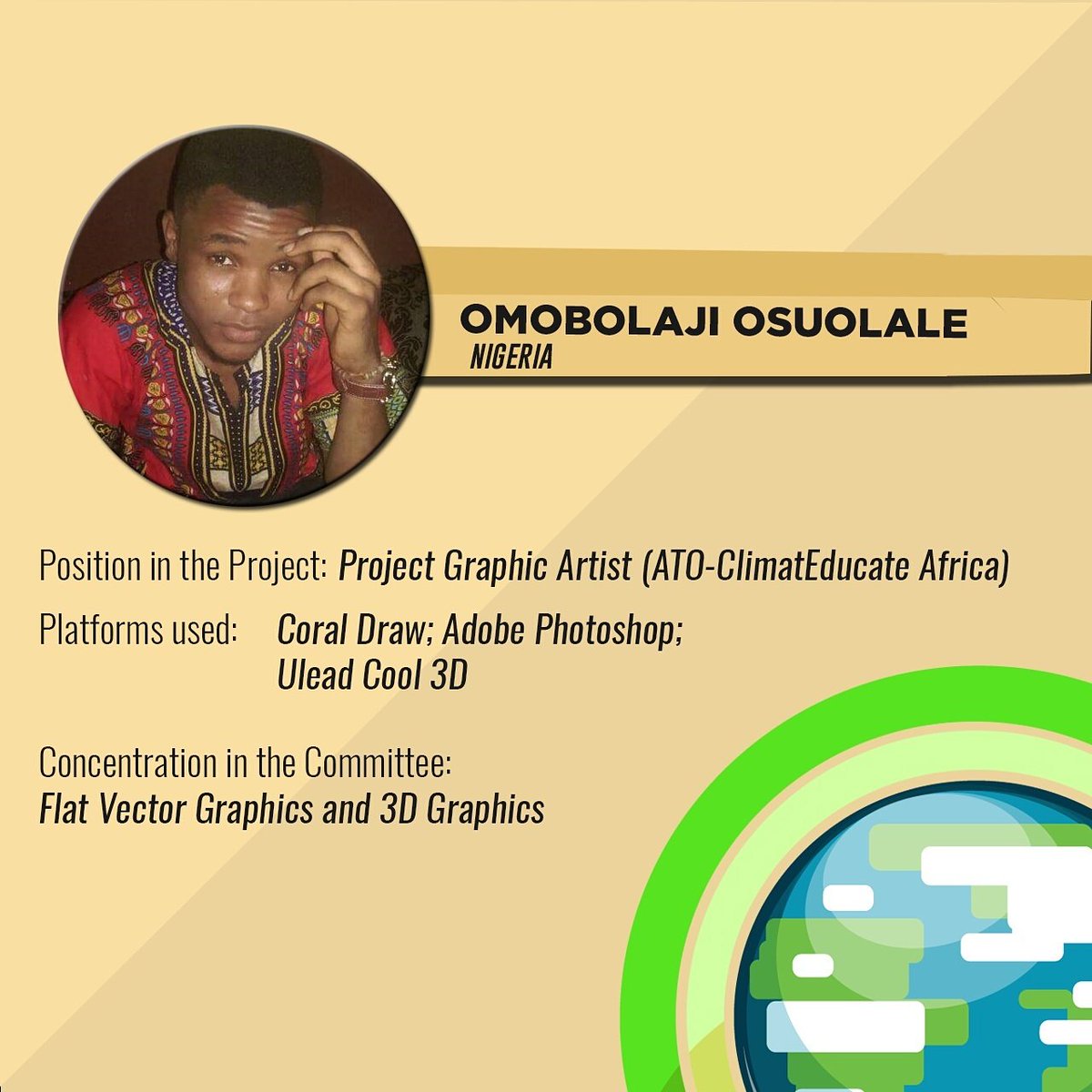 ClimatEducate's tweet photo. 2 of 2: The Graphics Team of the #ClimatEducate Project. #ATO2016 https://t.co/XCiH61pCIr