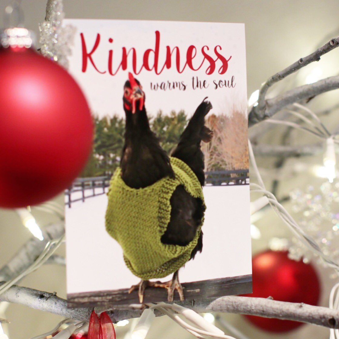 Let's sprinkle #kindness everywhere this season loves! ❤✨ Thank you <a href="/peta/">PETA</a> for this heartfelt card 🙏🐔🐤🐥🐣#vegan #veganfashion
