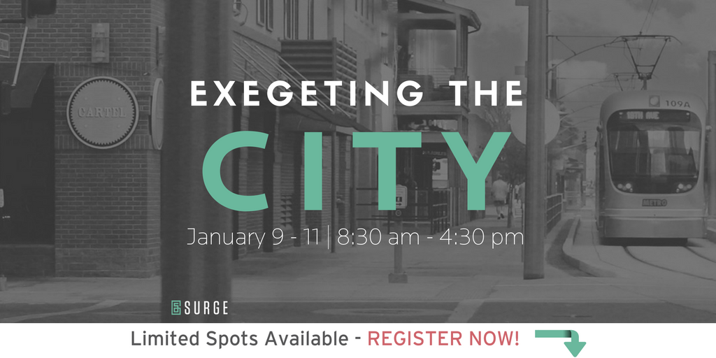 SurgeNetwork's tweet photo. Considering church planting? New to Phoenix? Exegeting the City Limited Spots Register Now! https://t.co/reNKJqxcp9 #SurgeNetwork #Missional https://t.co/MCSRQOsElR