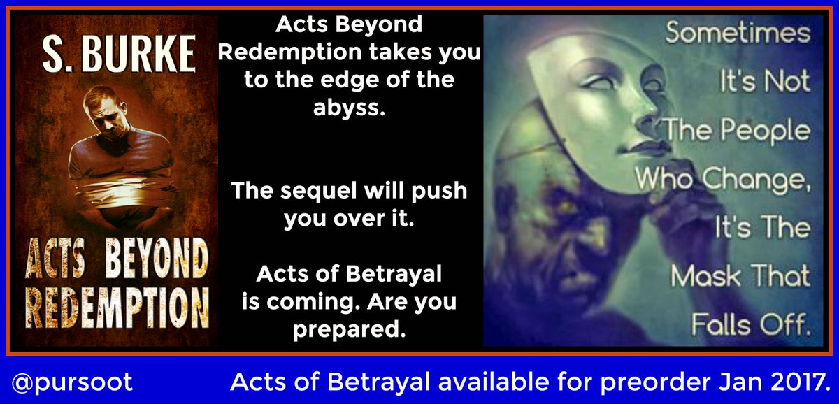 "Acts Beyond Redemption"  'Brilliant!' Prepare yourselves, the sequel is coming.#RRBC  #Mustread #ASMSG #IARTG amzn.to/2gP7Cqk