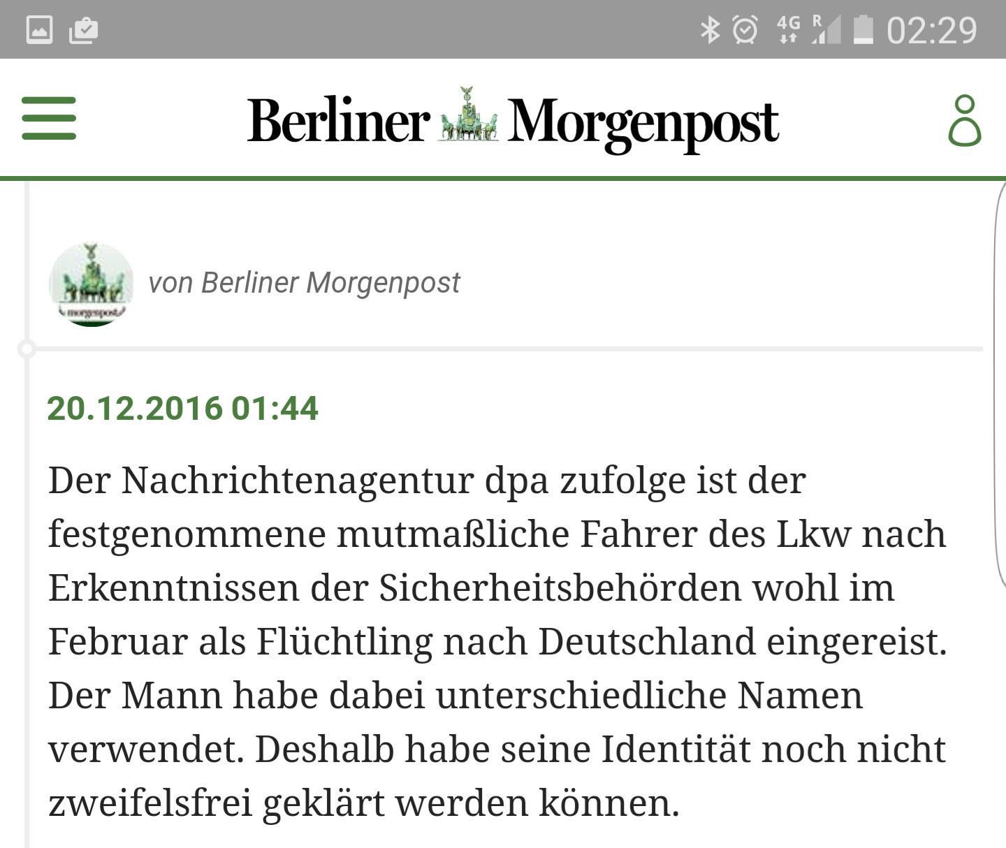 Peter R. Neumann on Twitter "News agency dpa attacker entered