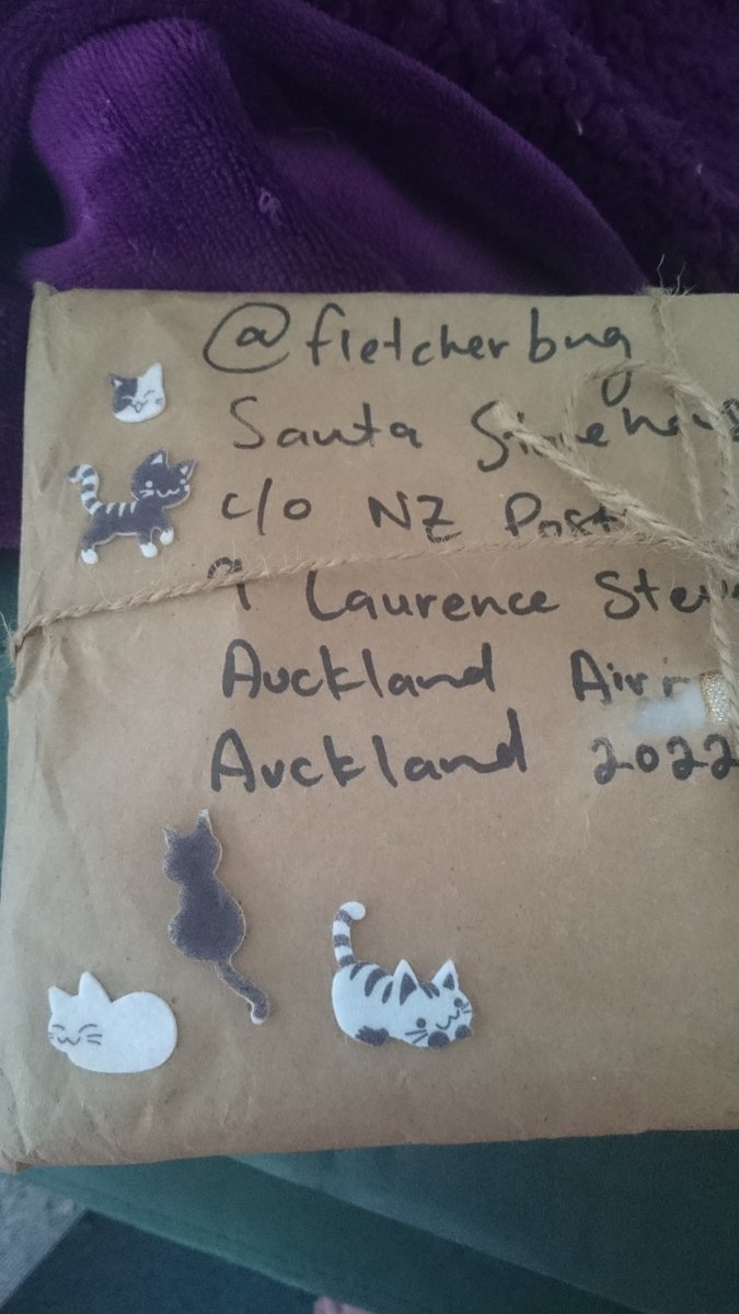 fletcherbug's tweet image. But wait, there's more. Even the packaging ruled!!!  #nzsecretsanta