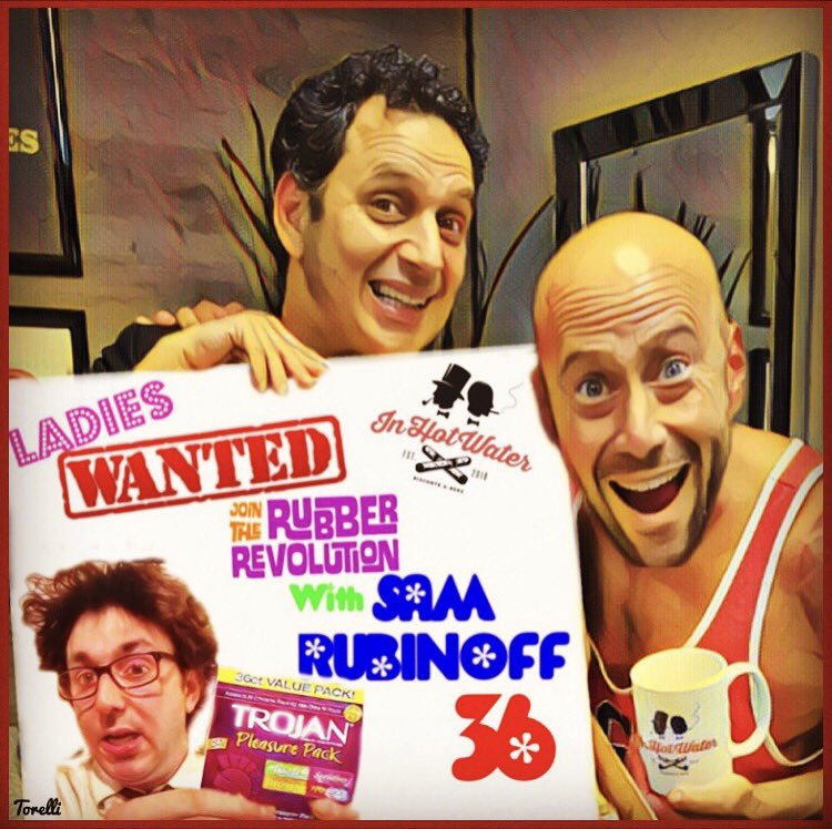 SteveTorelli's tweet photo. @aaronbergcomedy @genobisconte @samrubinoff @AliNotAlli @TheCumiaShow #inhotwater #36pack https://t.co/mo7Jrj6Jgs