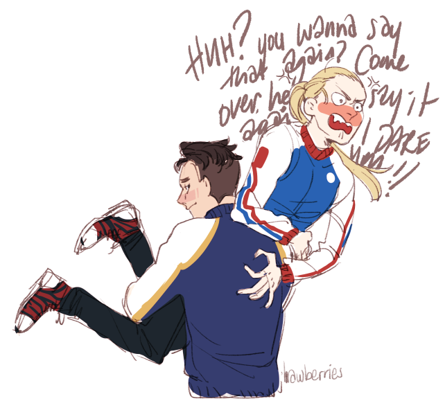 hawberries_'s tweet photo. [YOI] his limbs grew longer but his fuse didn't #otayuri https://t.co/aY4qUaELmc