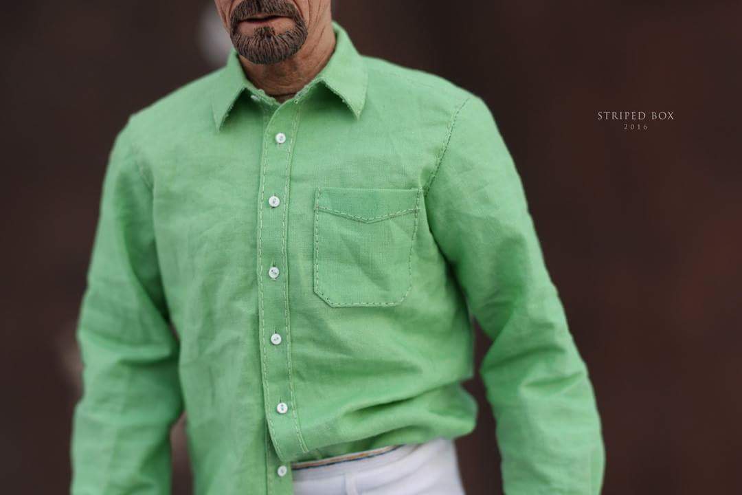 1/6 Outfit for Walter White from Breaking Bad (shirt, underwear and socks) by striped box 1/6 Outfit for Walter White from Breaking Bad (shirt, underwear and socks) by striped box