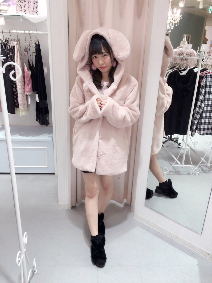 ハニーシナモン うさ耳ファーコート ピンク（ハニシナ ハニー