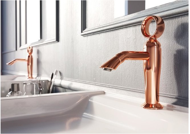 Could your bathroom fixtures use an upgrade? How about copper or pink gold for a fresh look? houzz.com.au/ideabooks/6991… #plumbermelbourne