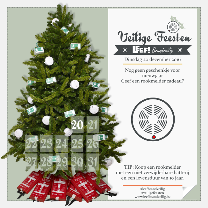 🎄 20/12 Nog geen geschenkje voor nieuwjaar? leefbrandveilig.be/services/veili…
#veiligefeesten #brandwonden #rookmelders