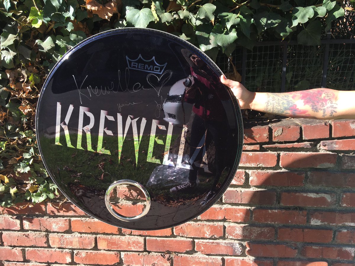 KrewWifeys's tweet photo. Kick drum in all its glory 😍🥁 #krewella #kickdrum #krewdrum @Krewella #apositivespin https://t.co/7aOWhxrRwI