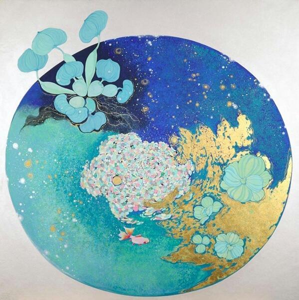 CGdrawing's tweet photo. Japanese painter 菅かおる https://t.co/IpA2gJVGA5