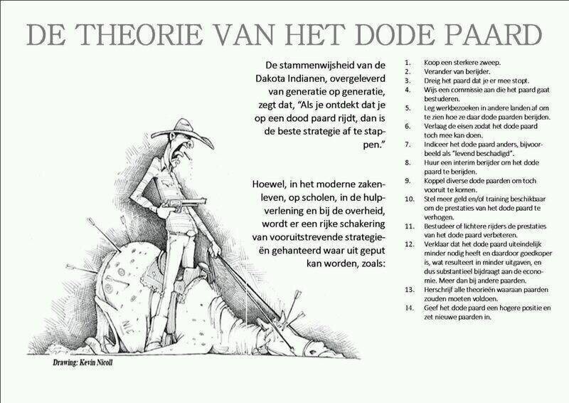 Trekken aan een dood paard...