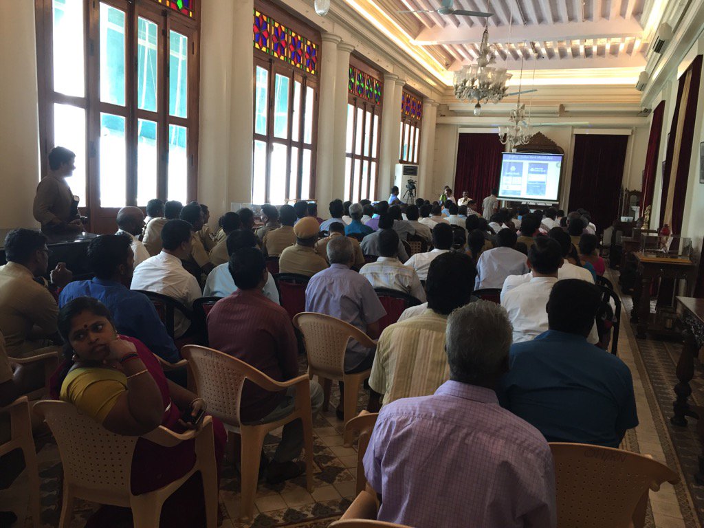 Digital training in Raj Nivas.Dinning hall doubling up as training hall. All staff learning step by step <a href="/NITIAayog/">NITI Aayog</a>