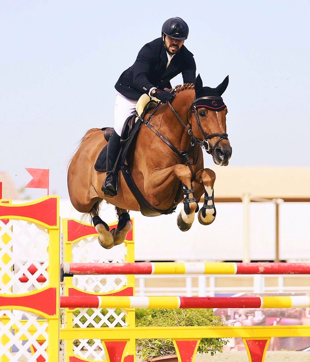 haysameid's tweet photo. DUing our best at Al Ain CSI2* 🚀

#DUBORG aka #DU #KWPN #showjumping #horse #equestrian #lifestyle #Dubai 
Photo Credit: @beatricegirardi https://t.co/EN8Adtn3hx