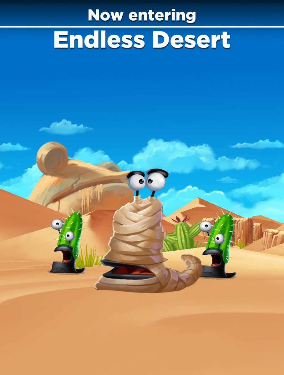 ZeroConstraint's tweet image. I&apos;ve arrived at Endless Desert in #BestFiendsForever - Download FREE - download.BestFiends.com/forever via @BestFiends