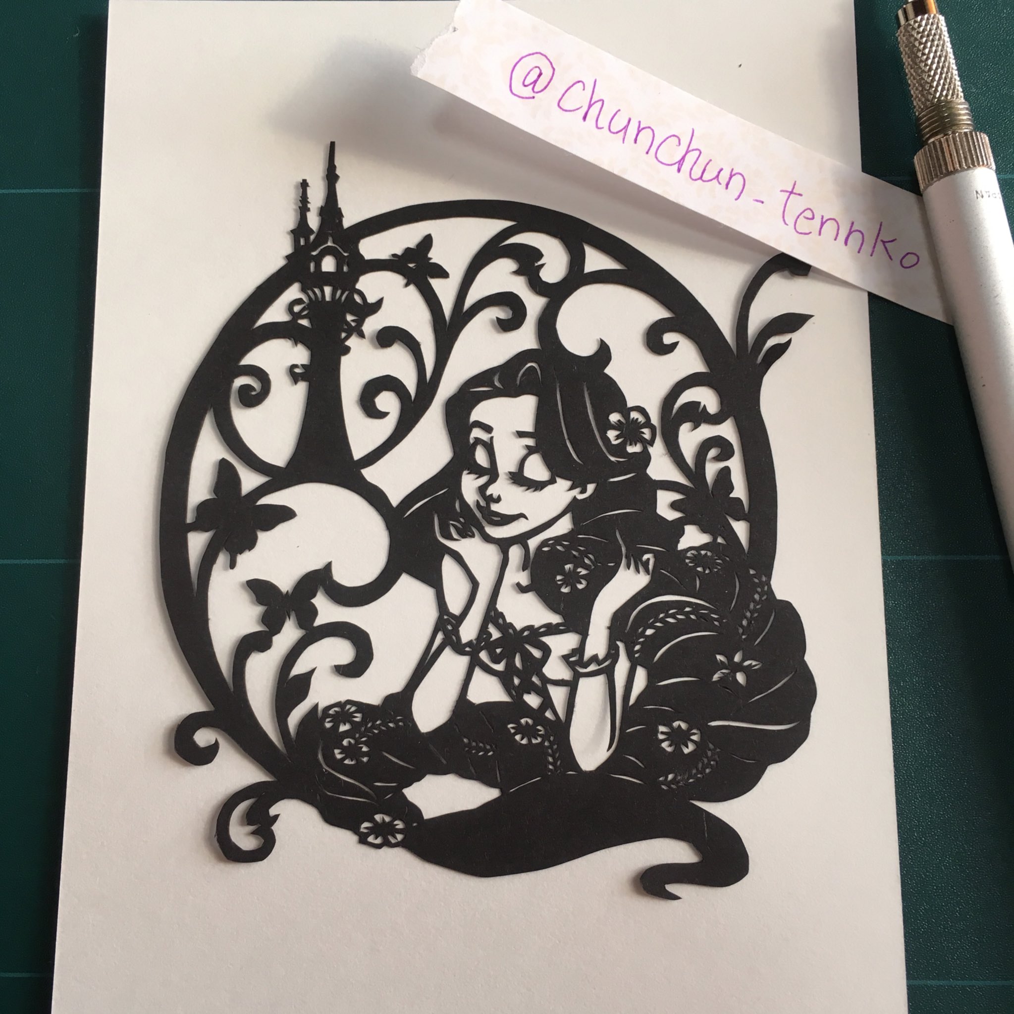もすたー Twitter પર これもポストカードサイズ 切り絵 ディズニー ラプンツェル もすたー Twitter પર これもポストカードサイズ 切り絵 ディズニー ラプンツェル