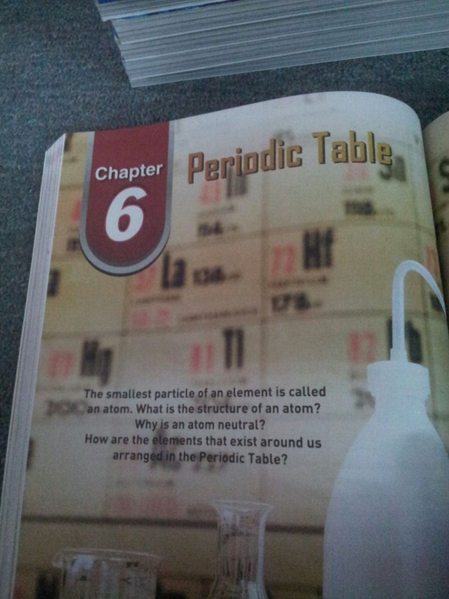 wmswaj's tweet photo. Agaknya start budak form 1 next year lagi advance kot daripada kita2 ni 😂 aku belajar bab periodic table pon masa form 4 au haih 😂💆💆 https://t.co/Gc7qLwH4Pc