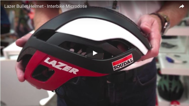 More details on the Lazer Bullet helmet, from Interbike 2016! cycleboredom.com/interbike-micr…
